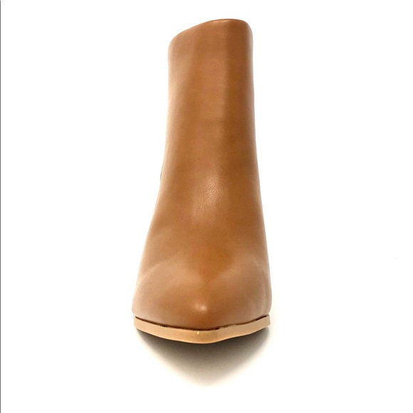 Maple Tan Vegan Leather Ankle Boots - Picture 9 of 9